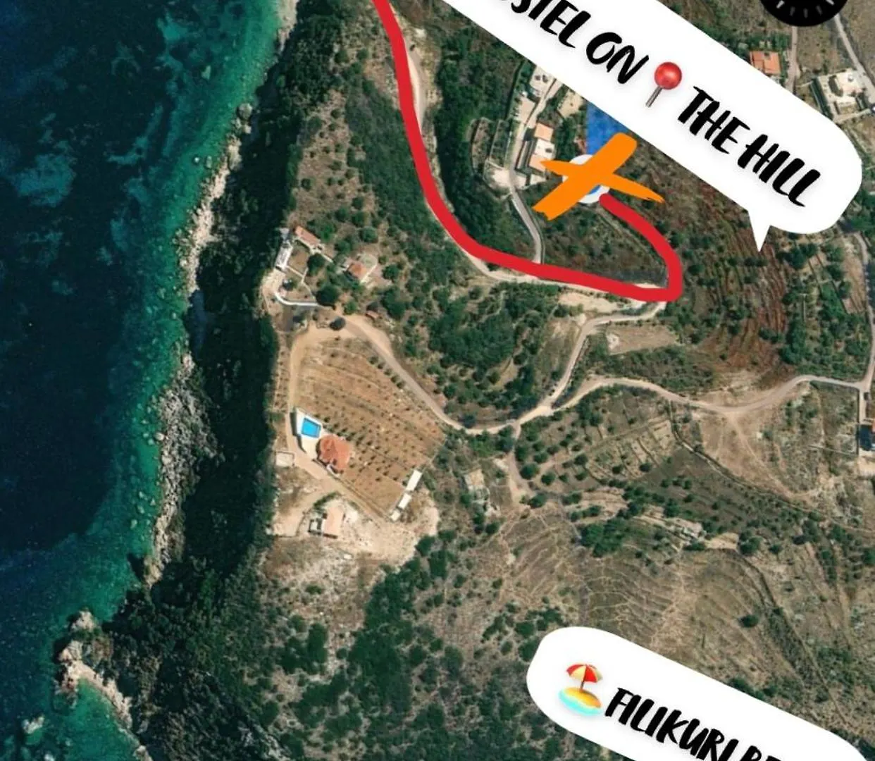 Hostel On The Hill - By Filikuri Beach Himare